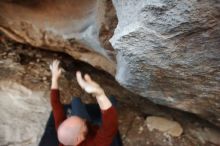 Bouldering in Hueco Tanks on 11/17/2019 with Blue Lizard Climbing and Yoga

Filename: SRM_20191117_1804390.jpg
Aperture: f/2.8
Shutter Speed: 1/160
Body: Canon EOS-1D Mark II
Lens: Canon EF 16-35mm f/2.8 L