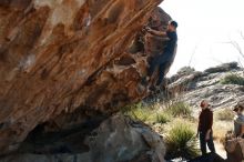 Bouldering in Hueco Tanks on 11/18/2019 with Blue Lizard Climbing and Yoga

Filename: SRM_20191118_1140570.jpg
Aperture: f/5.0
Shutter Speed: 1/250
Body: Canon EOS-1D Mark II
Lens: Canon EF 50mm f/1.8 II