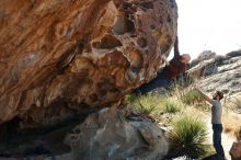 Bouldering in Hueco Tanks on 11/18/2019 with Blue Lizard Climbing and Yoga

Filename: SRM_20191118_1141490.jpg
Aperture: f/5.0
Shutter Speed: 1/250
Body: Canon EOS-1D Mark II
Lens: Canon EF 50mm f/1.8 II