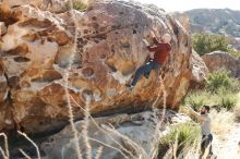 Bouldering in Hueco Tanks on 11/18/2019 with Blue Lizard Climbing and Yoga

Filename: SRM_20191118_1142030.jpg
Aperture: f/4.0
Shutter Speed: 1/250
Body: Canon EOS-1D Mark II
Lens: Canon EF 50mm f/1.8 II