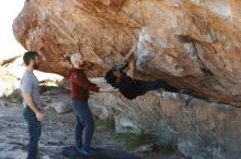 Bouldering in Hueco Tanks on 11/18/2019 with Blue Lizard Climbing and Yoga

Filename: SRM_20191118_1153230.jpg
Aperture: f/4.5
Shutter Speed: 1/250
Body: Canon EOS-1D Mark II
Lens: Canon EF 50mm f/1.8 II