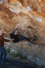 Bouldering in Hueco Tanks on 11/18/2019 with Blue Lizard Climbing and Yoga

Filename: SRM_20191118_1153340.jpg
Aperture: f/5.0
Shutter Speed: 1/250
Body: Canon EOS-1D Mark II
Lens: Canon EF 50mm f/1.8 II