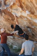 Bouldering in Hueco Tanks on 11/18/2019 with Blue Lizard Climbing and Yoga

Filename: SRM_20191118_1154020.jpg
Aperture: f/4.5
Shutter Speed: 1/250
Body: Canon EOS-1D Mark II
Lens: Canon EF 50mm f/1.8 II