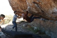 Bouldering in Hueco Tanks on 11/18/2019 with Blue Lizard Climbing and Yoga

Filename: SRM_20191118_1158250.jpg
Aperture: f/5.6
Shutter Speed: 1/250
Body: Canon EOS-1D Mark II
Lens: Canon EF 50mm f/1.8 II