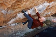 Bouldering in Hueco Tanks on 11/18/2019 with Blue Lizard Climbing and Yoga

Filename: SRM_20191118_1207440.jpg
Aperture: f/5.6
Shutter Speed: 1/250
Body: Canon EOS-1D Mark II
Lens: Canon EF 16-35mm f/2.8 L