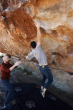 Bouldering in Hueco Tanks on 11/18/2019 with Blue Lizard Climbing and Yoga

Filename: SRM_20191118_1210060.jpg
Aperture: f/5.6
Shutter Speed: 1/320
Body: Canon EOS-1D Mark II
Lens: Canon EF 16-35mm f/2.8 L