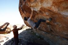 Bouldering in Hueco Tanks on 11/18/2019 with Blue Lizard Climbing and Yoga

Filename: SRM_20191118_1210090.jpg
Aperture: f/8.0
Shutter Speed: 1/320
Body: Canon EOS-1D Mark II
Lens: Canon EF 16-35mm f/2.8 L