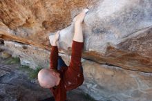 Bouldering in Hueco Tanks on 11/18/2019 with Blue Lizard Climbing and Yoga

Filename: SRM_20191118_1221120.jpg
Aperture: f/4.5
Shutter Speed: 1/320
Body: Canon EOS-1D Mark II
Lens: Canon EF 16-35mm f/2.8 L