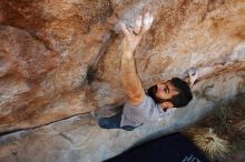 Bouldering in Hueco Tanks on 11/18/2019 with Blue Lizard Climbing and Yoga

Filename: SRM_20191118_1229530.jpg
Aperture: f/5.6
Shutter Speed: 1/250
Body: Canon EOS-1D Mark II
Lens: Canon EF 16-35mm f/2.8 L