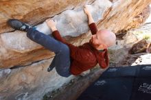 Bouldering in Hueco Tanks on 11/18/2019 with Blue Lizard Climbing and Yoga

Filename: SRM_20191118_1242120.jpg
Aperture: f/5.0
Shutter Speed: 1/250
Body: Canon EOS-1D Mark II
Lens: Canon EF 16-35mm f/2.8 L