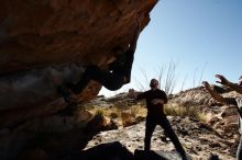 Bouldering in Hueco Tanks on 11/18/2019 with Blue Lizard Climbing and Yoga

Filename: SRM_20191118_1254380.jpg
Aperture: f/16.0
Shutter Speed: 1/250
Body: Canon EOS-1D Mark II
Lens: Canon EF 16-35mm f/2.8 L