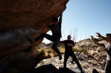 Bouldering in Hueco Tanks on 11/18/2019 with Blue Lizard Climbing and Yoga

Filename: SRM_20191118_1254400.jpg
Aperture: f/14.0
Shutter Speed: 1/250
Body: Canon EOS-1D Mark II
Lens: Canon EF 16-35mm f/2.8 L