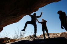 Bouldering in Hueco Tanks on 11/18/2019 with Blue Lizard Climbing and Yoga

Filename: SRM_20191118_1302420.jpg
Aperture: f/8.0
Shutter Speed: 1/250
Body: Canon EOS-1D Mark II
Lens: Canon EF 16-35mm f/2.8 L