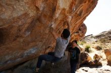 Bouldering in Hueco Tanks on 11/18/2019 with Blue Lizard Climbing and Yoga

Filename: SRM_20191118_1307100.jpg
Aperture: f/4.5
Shutter Speed: 1/250
Body: Canon EOS-1D Mark II
Lens: Canon EF 16-35mm f/2.8 L