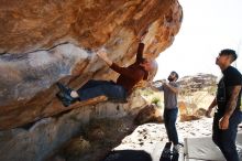 Bouldering in Hueco Tanks on 11/18/2019 with Blue Lizard Climbing and Yoga

Filename: SRM_20191118_1310160.jpg
Aperture: f/4.0
Shutter Speed: 1/250
Body: Canon EOS-1D Mark II
Lens: Canon EF 16-35mm f/2.8 L