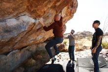 Bouldering in Hueco Tanks on 11/18/2019 with Blue Lizard Climbing and Yoga

Filename: SRM_20191118_1310170.jpg
Aperture: f/4.0
Shutter Speed: 1/250
Body: Canon EOS-1D Mark II
Lens: Canon EF 16-35mm f/2.8 L