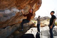 Bouldering in Hueco Tanks on 11/18/2019 with Blue Lizard Climbing and Yoga

Filename: SRM_20191118_1310180.jpg
Aperture: f/4.5
Shutter Speed: 1/250
Body: Canon EOS-1D Mark II
Lens: Canon EF 16-35mm f/2.8 L