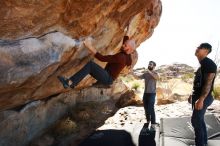 Bouldering in Hueco Tanks on 11/18/2019 with Blue Lizard Climbing and Yoga

Filename: SRM_20191118_1310181.jpg
Aperture: f/4.0
Shutter Speed: 1/250
Body: Canon EOS-1D Mark II
Lens: Canon EF 16-35mm f/2.8 L