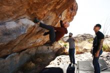 Bouldering in Hueco Tanks on 11/18/2019 with Blue Lizard Climbing and Yoga

Filename: SRM_20191118_1310190.jpg
Aperture: f/4.5
Shutter Speed: 1/250
Body: Canon EOS-1D Mark II
Lens: Canon EF 16-35mm f/2.8 L