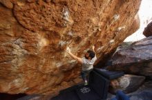 Bouldering in Hueco Tanks on 11/18/2019 with Blue Lizard Climbing and Yoga

Filename: SRM_20191118_1519040.jpg
Aperture: f/4.0
Shutter Speed: 1/200
Body: Canon EOS-1D Mark II
Lens: Canon EF 16-35mm f/2.8 L