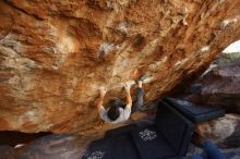 Bouldering in Hueco Tanks on 11/18/2019 with Blue Lizard Climbing and Yoga

Filename: SRM_20191118_1519460.jpg
Aperture: f/3.5
Shutter Speed: 1/200
Body: Canon EOS-1D Mark II
Lens: Canon EF 16-35mm f/2.8 L