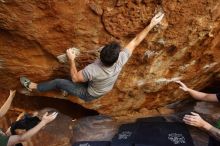 Bouldering in Hueco Tanks on 11/18/2019 with Blue Lizard Climbing and Yoga

Filename: SRM_20191118_1556220.jpg
Aperture: f/4.0
Shutter Speed: 1/200
Body: Canon EOS-1D Mark II
Lens: Canon EF 16-35mm f/2.8 L