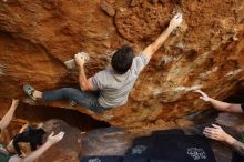 Bouldering in Hueco Tanks on 11/18/2019 with Blue Lizard Climbing and Yoga

Filename: SRM_20191118_1556221.jpg
Aperture: f/4.0
Shutter Speed: 1/200
Body: Canon EOS-1D Mark II
Lens: Canon EF 16-35mm f/2.8 L