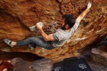 Bouldering in Hueco Tanks on 11/18/2019 with Blue Lizard Climbing and Yoga

Filename: SRM_20191118_1625510.jpg
Aperture: f/3.5
Shutter Speed: 1/200
Body: Canon EOS-1D Mark II
Lens: Canon EF 16-35mm f/2.8 L