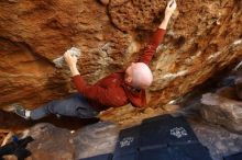 Bouldering in Hueco Tanks on 11/18/2019 with Blue Lizard Climbing and Yoga

Filename: SRM_20191118_1635410.jpg
Aperture: f/2.8
Shutter Speed: 1/250
Body: Canon EOS-1D Mark II
Lens: Canon EF 16-35mm f/2.8 L