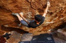 Bouldering in Hueco Tanks on 11/18/2019 with Blue Lizard Climbing and Yoga

Filename: SRM_20191118_1637260.jpg
Aperture: f/2.8
Shutter Speed: 1/250
Body: Canon EOS-1D Mark II
Lens: Canon EF 16-35mm f/2.8 L