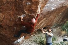 Bouldering in Hueco Tanks on 11/18/2019 with Blue Lizard Climbing and Yoga

Filename: SRM_20191118_1749520.jpg
Aperture: f/2.8
Shutter Speed: 1/250
Body: Canon EOS-1D Mark II
Lens: Canon EF 50mm f/1.8 II