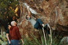 Bouldering in Hueco Tanks on 11/18/2019 with Blue Lizard Climbing and Yoga

Filename: SRM_20191118_1803120.jpg
Aperture: f/3.5
Shutter Speed: 1/250
Body: Canon EOS-1D Mark II
Lens: Canon EF 50mm f/1.8 II