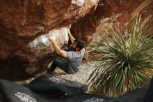 Bouldering in Hueco Tanks on 11/18/2019 with Blue Lizard Climbing and Yoga

Filename: SRM_20191118_1810580.jpg
Aperture: f/2.2
Shutter Speed: 1/250
Body: Canon EOS-1D Mark II
Lens: Canon EF 50mm f/1.8 II
