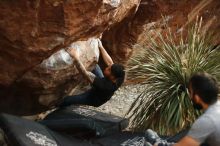 Bouldering in Hueco Tanks on 11/18/2019 with Blue Lizard Climbing and Yoga

Filename: SRM_20191118_1812100.jpg
Aperture: f/2.0
Shutter Speed: 1/250
Body: Canon EOS-1D Mark II
Lens: Canon EF 50mm f/1.8 II