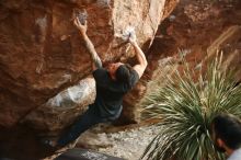 Bouldering in Hueco Tanks on 11/18/2019 with Blue Lizard Climbing and Yoga

Filename: SRM_20191118_1812270.jpg
Aperture: f/1.8
Shutter Speed: 1/250
Body: Canon EOS-1D Mark II
Lens: Canon EF 50mm f/1.8 II