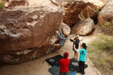 Bouldering in Hueco Tanks on 11/16/2019 with Blue Lizard Climbing and Yoga

Filename: SRM_20191116_1021370.jpg
Aperture: f/5.6
Shutter Speed: 1/400
Body: Canon EOS-1D Mark II
Lens: Canon EF 16-35mm f/2.8 L