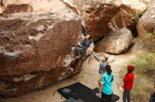 Bouldering in Hueco Tanks on 11/16/2019 with Blue Lizard Climbing and Yoga

Filename: SRM_20191116_1024200.jpg
Aperture: f/5.6
Shutter Speed: 1/400
Body: Canon EOS-1D Mark II
Lens: Canon EF 16-35mm f/2.8 L