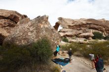Bouldering in Hueco Tanks on 11/16/2019 with Blue Lizard Climbing and Yoga

Filename: SRM_20191116_1028320.jpg
Aperture: f/8.0
Shutter Speed: 1/320
Body: Canon EOS-1D Mark II
Lens: Canon EF 16-35mm f/2.8 L