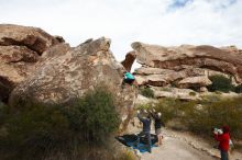 Bouldering in Hueco Tanks on 11/16/2019 with Blue Lizard Climbing and Yoga

Filename: SRM_20191116_1029410.jpg
Aperture: f/8.0
Shutter Speed: 1/320
Body: Canon EOS-1D Mark II
Lens: Canon EF 16-35mm f/2.8 L