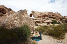 Bouldering in Hueco Tanks on 11/16/2019 with Blue Lizard Climbing and Yoga

Filename: SRM_20191116_1032090.jpg
Aperture: f/8.0
Shutter Speed: 1/400
Body: Canon EOS-1D Mark II
Lens: Canon EF 16-35mm f/2.8 L
