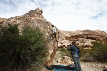 Bouldering in Hueco Tanks on 11/16/2019 with Blue Lizard Climbing and Yoga

Filename: SRM_20191116_1033460.jpg
Aperture: f/8.0
Shutter Speed: 1/320
Body: Canon EOS-1D Mark II
Lens: Canon EF 16-35mm f/2.8 L