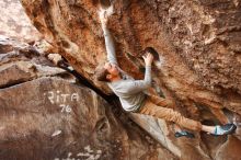 Bouldering in Hueco Tanks on 11/16/2019 with Blue Lizard Climbing and Yoga

Filename: SRM_20191116_1043420.jpg
Aperture: f/4.0
Shutter Speed: 1/400
Body: Canon EOS-1D Mark II
Lens: Canon EF 16-35mm f/2.8 L