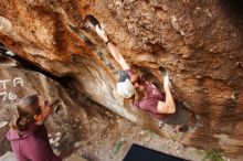 Bouldering in Hueco Tanks on 11/16/2019 with Blue Lizard Climbing and Yoga

Filename: SRM_20191116_1045580.jpg
Aperture: f/5.0
Shutter Speed: 1/200
Body: Canon EOS-1D Mark II
Lens: Canon EF 16-35mm f/2.8 L