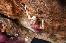 Bouldering in Hueco Tanks on 11/16/2019 with Blue Lizard Climbing and Yoga

Filename: SRM_20191116_1045590.jpg
Aperture: f/5.0
Shutter Speed: 1/200
Body: Canon EOS-1D Mark II
Lens: Canon EF 16-35mm f/2.8 L