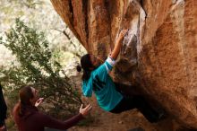 Bouldering in Hueco Tanks on 11/16/2019 with Blue Lizard Climbing and Yoga

Filename: SRM_20191116_1056170.jpg
Aperture: f/2.0
Shutter Speed: 1/1000
Body: Canon EOS-1D Mark II
Lens: Canon EF 85mm f/1.2 L II