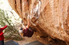 Bouldering in Hueco Tanks on 11/16/2019 with Blue Lizard Climbing and Yoga

Filename: SRM_20191116_1100270.jpg
Aperture: f/2.8
Shutter Speed: 1/400
Body: Canon EOS-1D Mark II
Lens: Canon EF 85mm f/1.2 L II