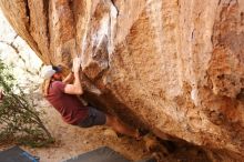 Bouldering in Hueco Tanks on 11/16/2019 with Blue Lizard Climbing and Yoga

Filename: SRM_20191116_1100300.jpg
Aperture: f/2.8
Shutter Speed: 1/400
Body: Canon EOS-1D Mark II
Lens: Canon EF 85mm f/1.2 L II