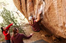 Bouldering in Hueco Tanks on 11/16/2019 with Blue Lizard Climbing and Yoga

Filename: SRM_20191116_1100350.jpg
Aperture: f/2.8
Shutter Speed: 1/500
Body: Canon EOS-1D Mark II
Lens: Canon EF 85mm f/1.2 L II