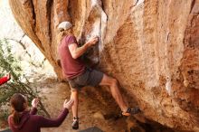 Bouldering in Hueco Tanks on 11/16/2019 with Blue Lizard Climbing and Yoga

Filename: SRM_20191116_1100430.jpg
Aperture: f/2.8
Shutter Speed: 1/500
Body: Canon EOS-1D Mark II
Lens: Canon EF 85mm f/1.2 L II