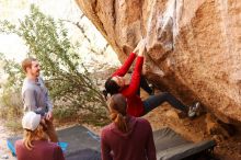 Bouldering in Hueco Tanks on 11/16/2019 with Blue Lizard Climbing and Yoga

Filename: SRM_20191116_1103200.jpg
Aperture: f/2.8
Shutter Speed: 1/400
Body: Canon EOS-1D Mark II
Lens: Canon EF 85mm f/1.2 L II
